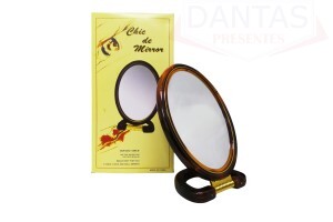 Espelho de Vidro Redondo Dupla Face 14cm