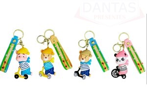 Chaveiro Urso Sortido 8,5cm - Dantas