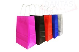 Sacola de Presente sortidas com 12 unidades 21cm - Dantas