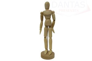 Enfeite de Mesa de Madeira 20cm - MegaGift