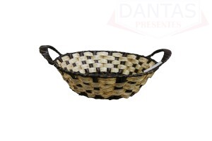 Cesta Redonda com Alça 29cm - MegaGfit