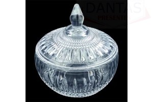 Potiche Decorativo Cristal de Chumbo Queen 11x12cm - Lyor