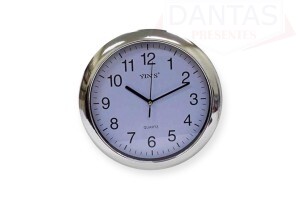 Relogio de Parede 20,6x20,6x4,4cm - Imporirnte