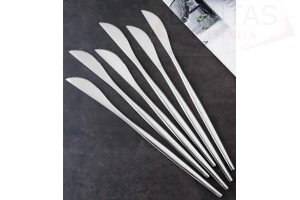 JOGO 6PCS DE FACAS PREMIUM PRATA 22CM