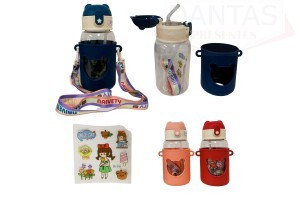 Garrafa Squeeze Infantil de Plástico 500ml - Dantas