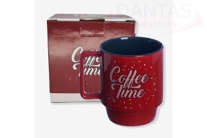 Caneca Tina Coffee Time 400ml - Zona Criativa