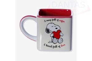 Caneca Cubo Snoop Puppy Coffee 300ml - Zona Criativa