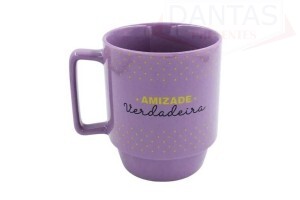 Caneca Tina Amizade Verdadeira 400ml - Zona Criativa